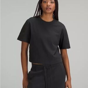 Lululemon Boxy Heavyweight Cotton T-Shirt Black